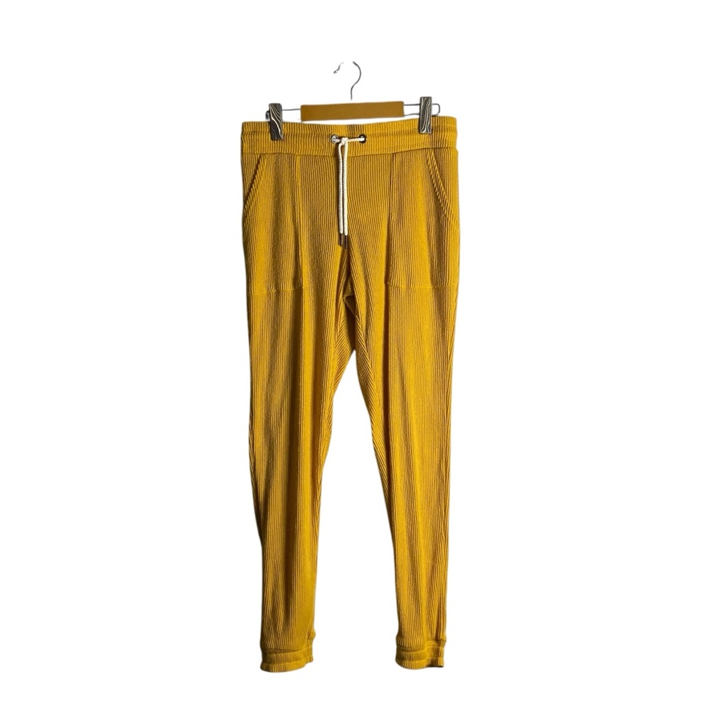 Weekend Edition Women's Yellow Soft & Cozy Lounge Wear Jogger Pant